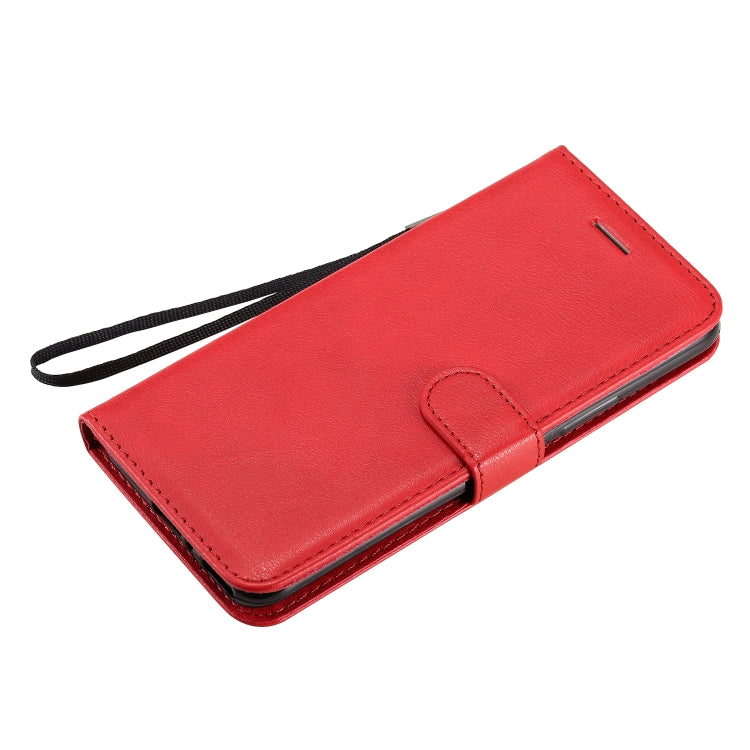 For Huawei Honor 30 Solid Color Horizontal Flip Protective Leather Case with Holder & Card Slots & Wallet & Lanyard