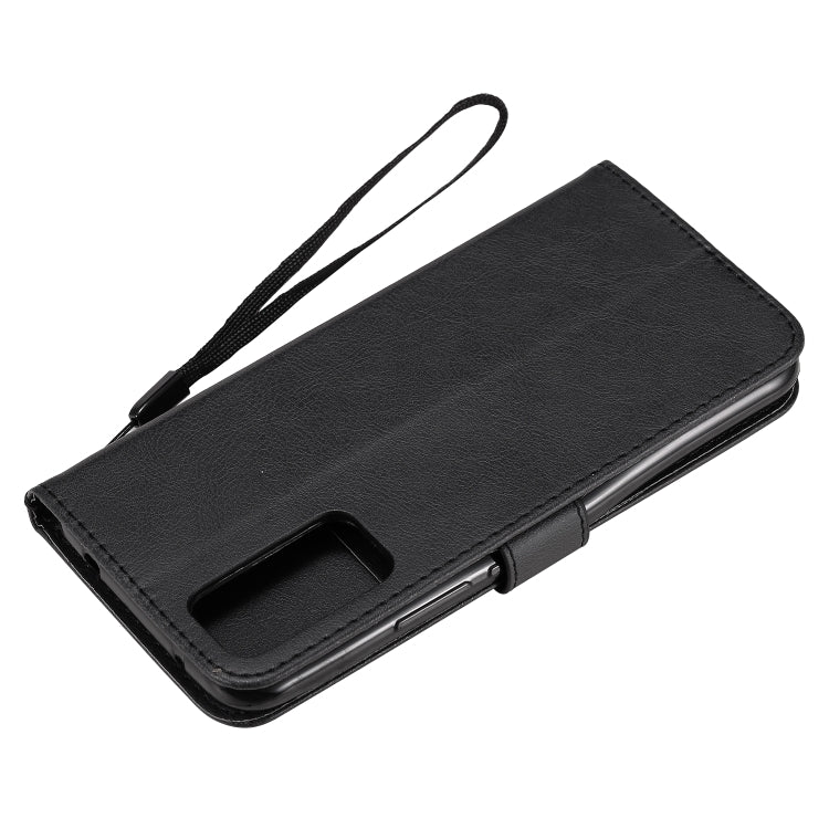 For Huawei Honor 30 Solid Color Horizontal Flip Protective Leather Case with Holder & Card Slots & Wallet & Lanyard