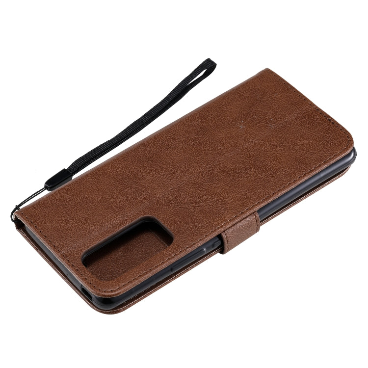 For Huawei Honor 30 Pro Solid Color Horizontal Flip Protective Leather Case with Holder & Card Slots & Wallet & Lanyard