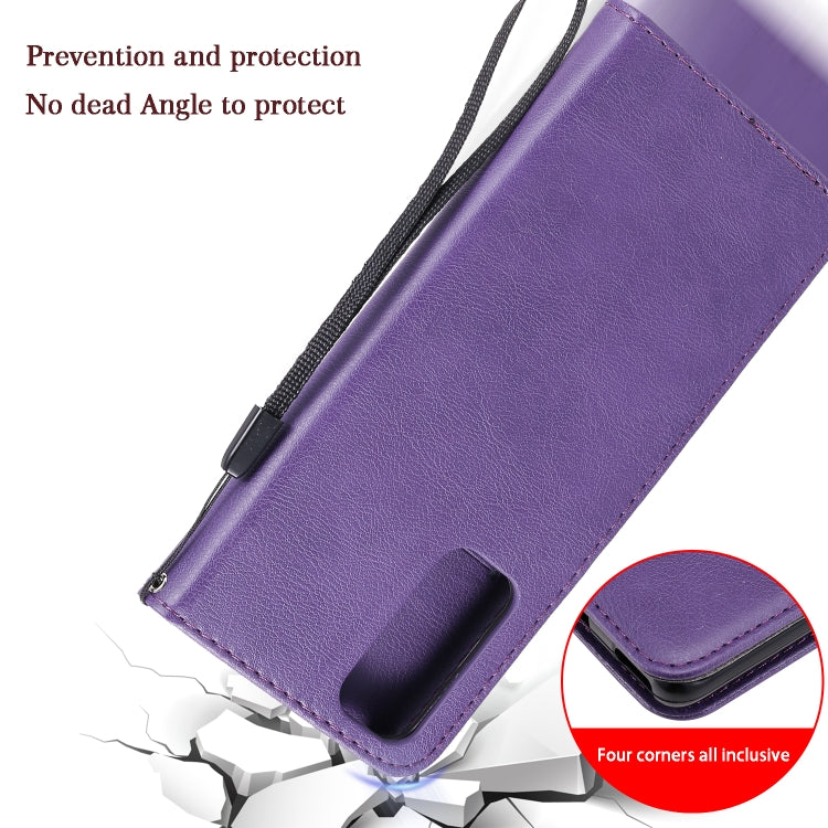 For Huawei Honor 30 Pro Solid Color Horizontal Flip Protective Leather Case with Holder & Card Slots & Wallet & Lanyard