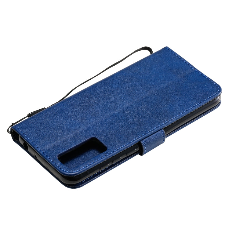 For Huawei Honor Play 4T Pro Solid Color Horizontal Flip Protective Leather Case with Holder & Card Slots & Wallet & Lanyard