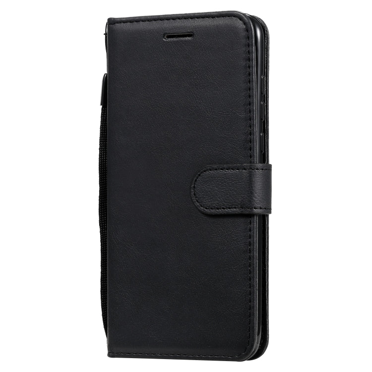 For Huawei Honor Play 4T Pro Solid Color Horizontal Flip Protective Leather Case with Holder & Card Slots & Wallet & Lanyard