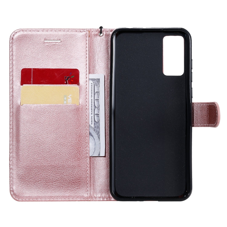For Huawei Honor Play 4T Pro Solid Color Horizontal Flip Protective Leather Case with Holder & Card Slots & Wallet & Lanyard