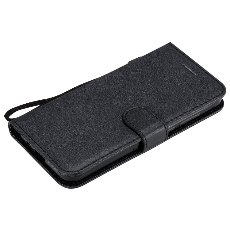 For Nokia 1.3 Solid Color Horizontal Flip Protective Leather Case with Holder & Card Slots & Wallet & Photo Frame & Lanyard