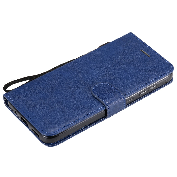 For Nokia 2.3 Solid Color Horizontal Flip Protective Leather Case with Holder & Card Slots & Wallet & Photo Frame & Lanyard