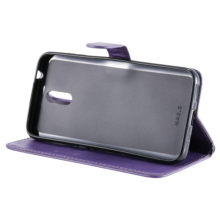 For Nokia 2.3 Solid Color Horizontal Flip Protective Leather Case with Holder & Card Slots & Wallet & Photo Frame & Lanyard