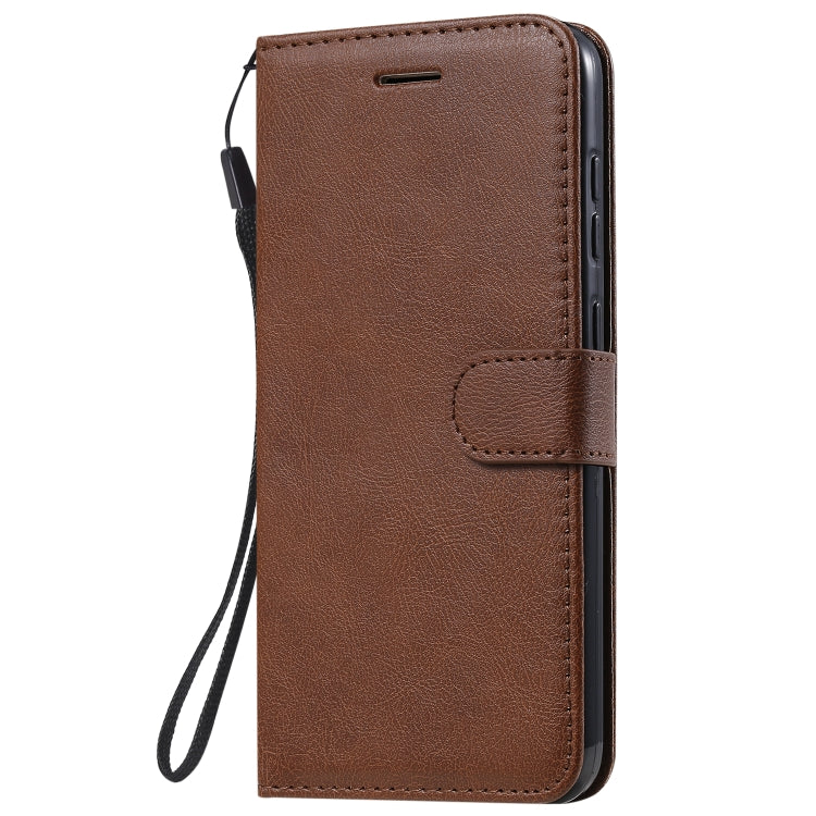 For Nokia 2.3 Solid Color Horizontal Flip Protective Leather Case with Holder & Card Slots & Wallet & Photo Frame & Lanyard