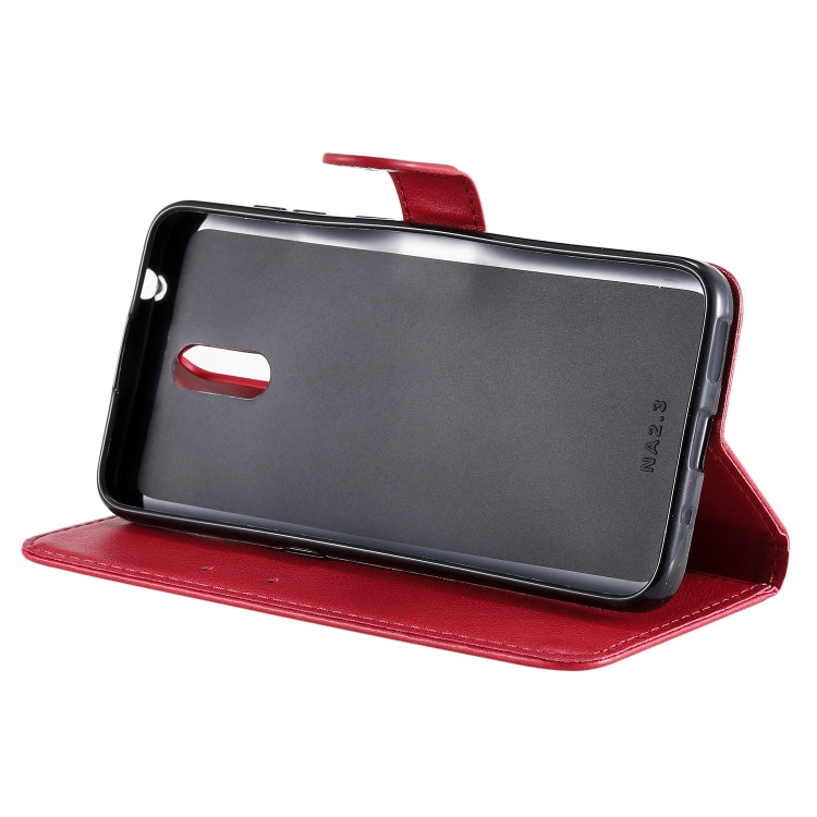 For Nokia 2.3 Solid Color Horizontal Flip Protective Leather Case with Holder & Card Slots & Wallet & Photo Frame & Lanyard