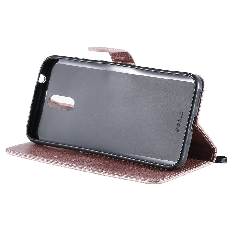 For Nokia 2.3 Solid Color Horizontal Flip Protective Leather Case with Holder & Card Slots & Wallet & Photo Frame & Lanyard