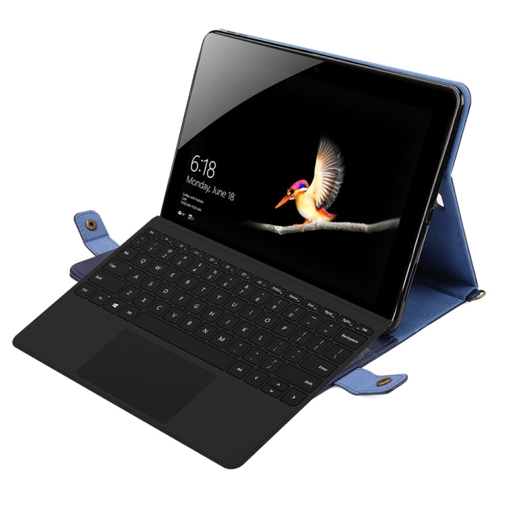 For Microsoft Surface Go 10.1 inch Envelope Horizontal Flip PU Leather Case with Card Slots & Pen Slots & Holder & Wallet & Photo Frame & Shoulder Strap