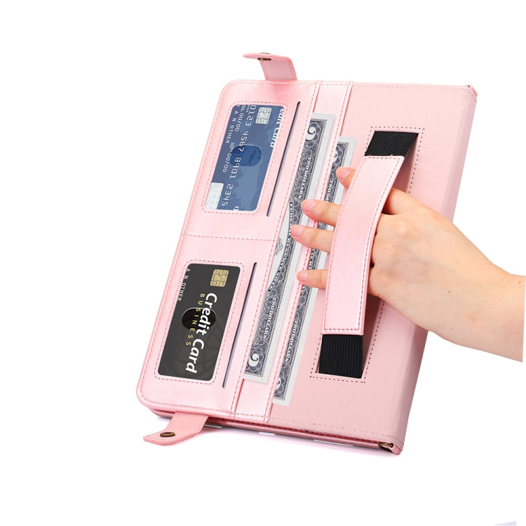 For Microsoft Surface Go 10.1 inch Envelope Horizontal Flip PU Leather Case with Card Slots & Pen Slots & Holder & Wallet & Photo Frame & Shoulder Strap