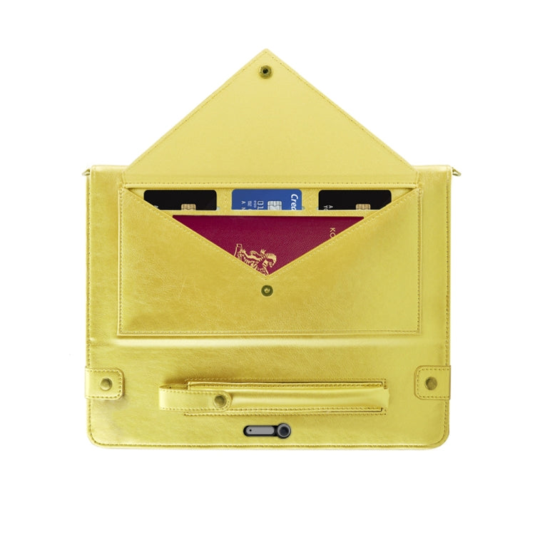 For Microsoft Surface Pro 4 / 5 / 6 / 7 Envelope Horizontal Flip PU Leather Case with Card Slots & Pen Slots & Holder & Wallet & Photo Frame & Shoulder Strap