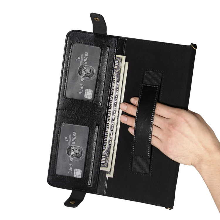 For Microsoft Surface Go 10.1 inch Envelope Color Matching Horizontal Flip PU Leather Case with Card Slots & Pen Slots & Holder & Wallet & Photo Frame & Shoulder Strap