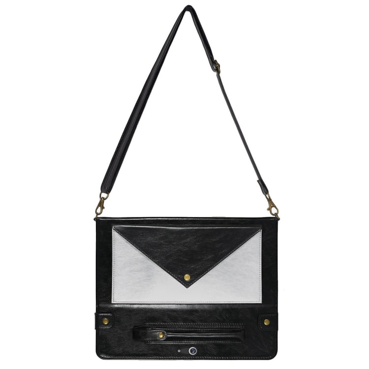 For Microsoft Surface Go 10.1 inch Envelope Color Matching Horizontal Flip PU Leather Case with Card Slots & Pen Slots & Holder & Wallet & Photo Frame & Shoulder Strap