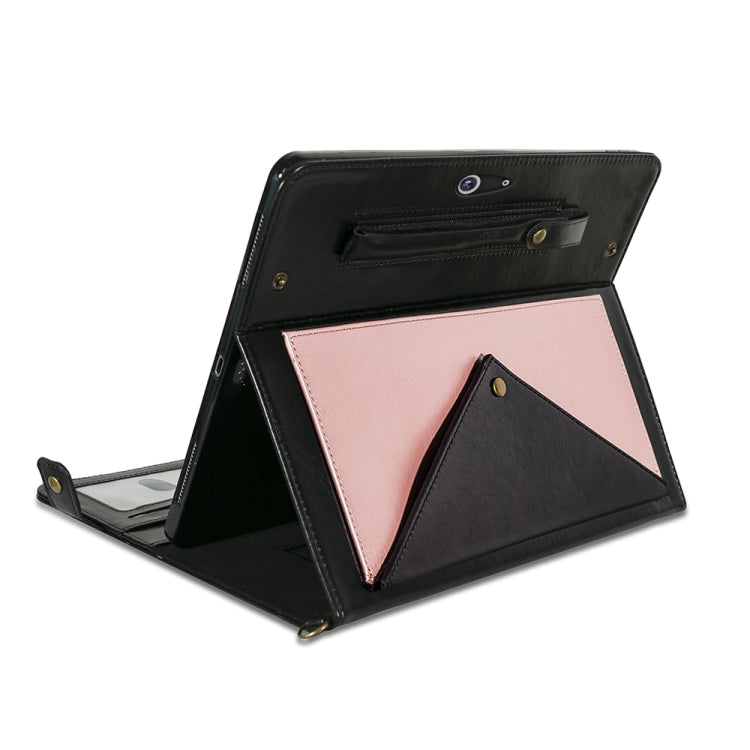 For Microsoft Surface Go 10.1 inch Envelope Color Matching Horizontal Flip PU Leather Case with Card Slots & Pen Slots & Holder & Wallet & Photo Frame & Shoulder Strap