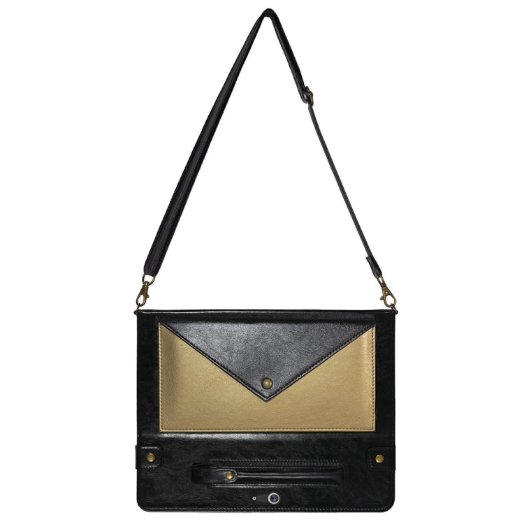 For Microsoft Surface Go 10.1 inch Envelope Color Matching Horizontal Flip PU Leather Case with Card Slots & Pen Slots & Holder & Wallet & Photo Frame & Shoulder Strap