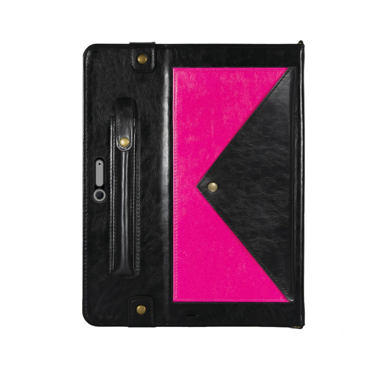 For Microsoft Surface Pro 4 / 5 / 6 / 7 Envelope Color Matching Horizontal Flip PU Leather Case with Card Slots & Pen Slots & Holder & Wallet & Photo Frame & Shoulder Strap