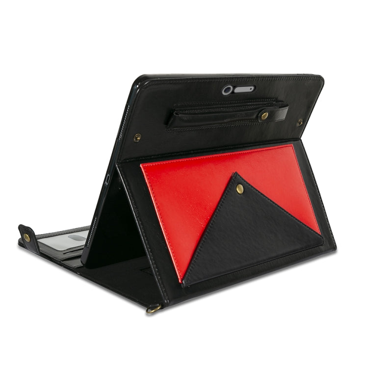 For Microsoft Surface Pro 4 / 5 / 6 / 7 Envelope Color Matching Horizontal Flip PU Leather Case with Card Slots & Pen Slots & Holder & Wallet & Photo Frame & Shoulder Strap