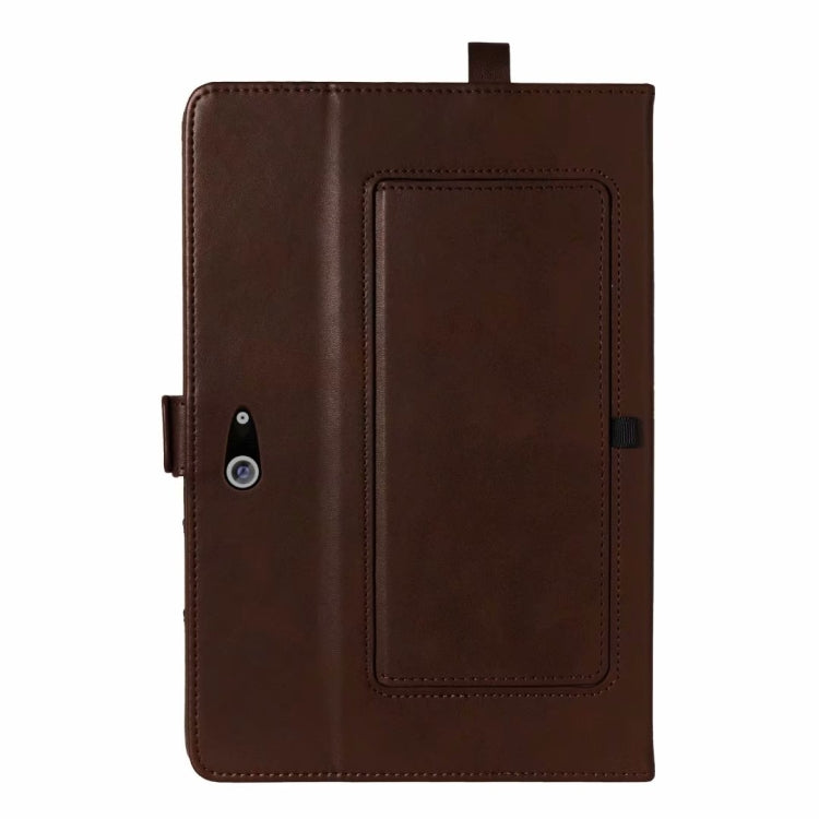 For Microsoft Surface Go 10.1 inch Horizontal Flip Double Holder Leather Case with Holder & Card Slots & Photo Frame