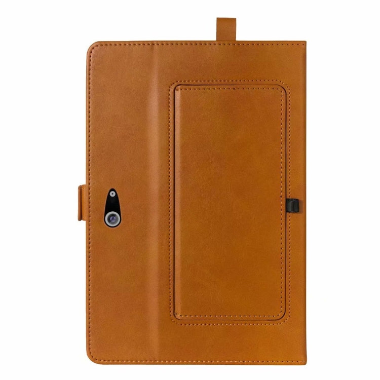 For Microsoft Surface Go 10.1 inch Horizontal Flip Double Holder Leather Case with Holder & Card Slots & Photo Frame