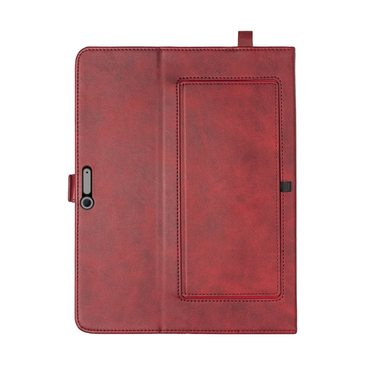 For Microsoft Surface Pro 4 / 5 / 6 / 7 Horizontal Flip Double Holder Leather Case with Holder & Card Slots & Photo Frame