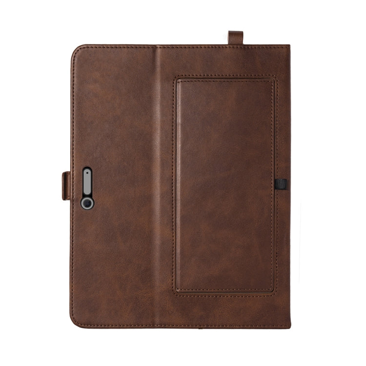 For Microsoft Surface Pro 4 / 5 / 6 / 7 Horizontal Flip Double Holder Leather Case with Holder & Card Slots & Photo Frame