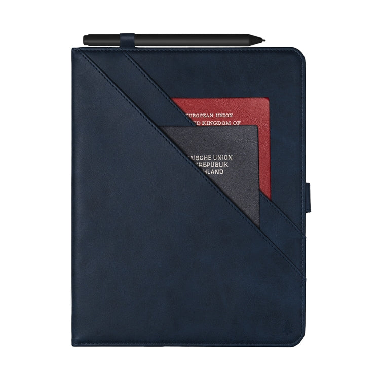 For Microsoft Surface Pro 4 / 5 / 6 / 7 Horizontal Flip Double Holder Leather Case with Holder & Card Slots & Photo Frame