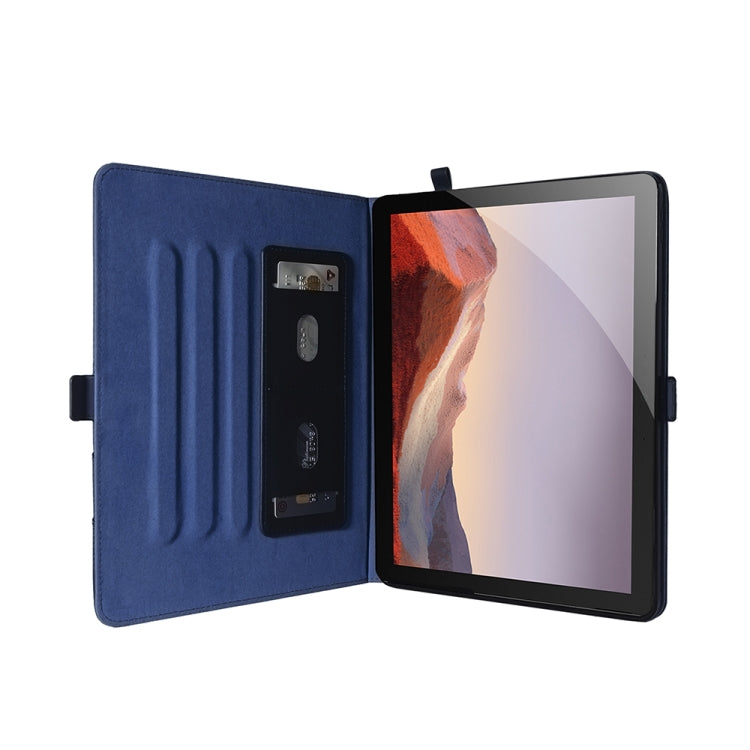 For Microsoft Surface Pro 4 / 5 / 6 / 7 Horizontal Flip Double Holder Leather Case with Holder & Card Slots & Photo Frame