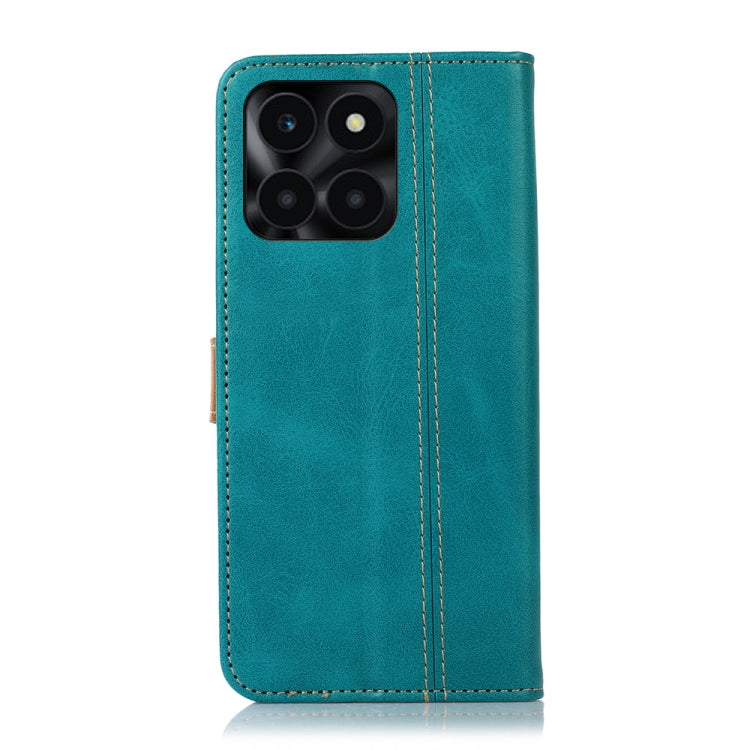 For Honor X6A Stitching Thread Calf Texture Leather Phone Case