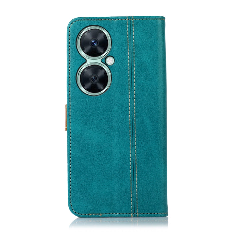 For Huawei Nova 11i / Enjoy 60 Pro Stitching Thread Calf Texture Leather Phone Case