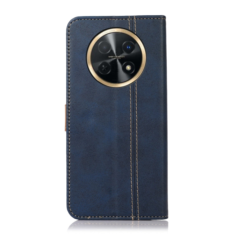 For Huawei Nova Y91 4G / Enjoy 60X Stitching Thread Calf Texture Leather Phone Case