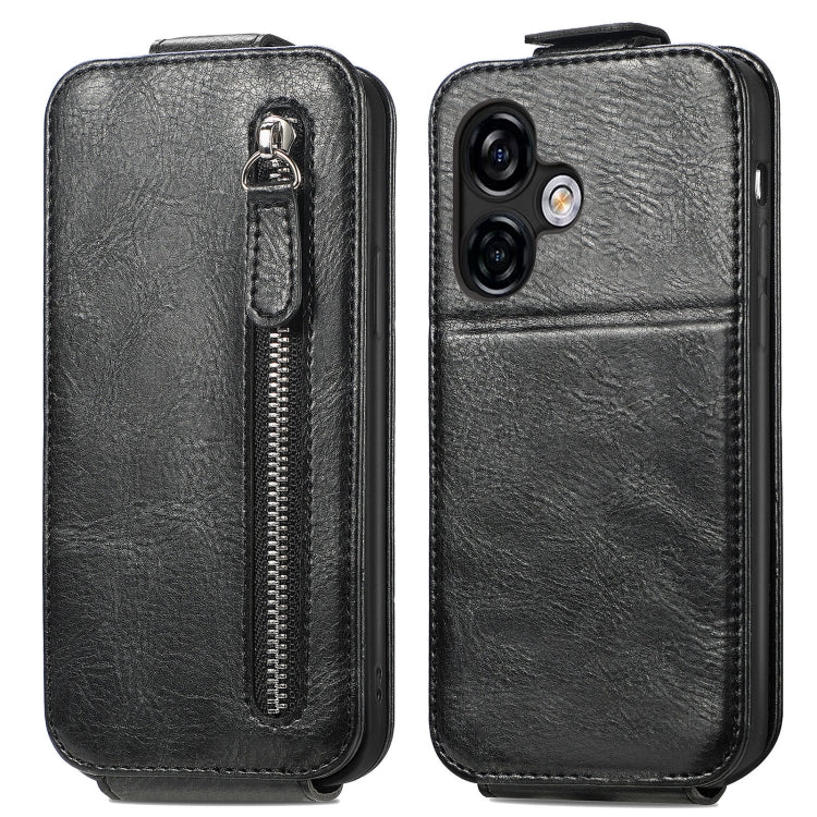 For Ulefone Note 16 Pro Zipper Wallet Vertical Flip Leather Phone Case