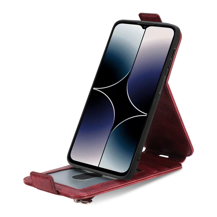 For Ulefone Note 16 Pro Zipper Wallet Vertical Flip Leather Phone Case