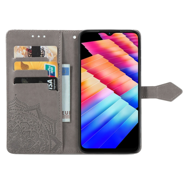 For Infinix Hot 30i Mandala Flower Embossed Leather Phone Case