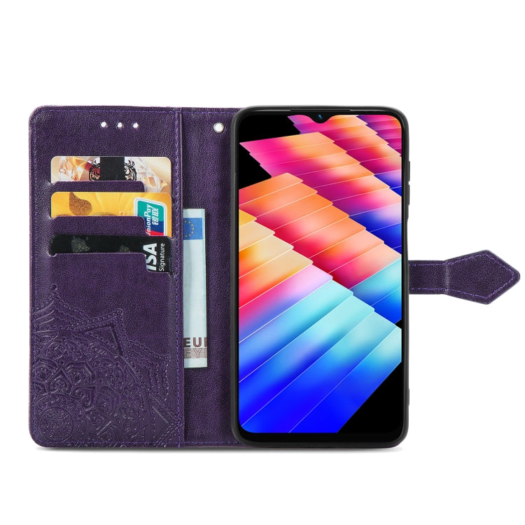 For Infinix Hot 30i Mandala Flower Embossed Leather Phone Case