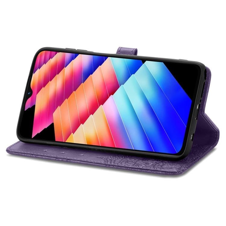 For Infinix Hot 30i Mandala Flower Embossed Leather Phone Case