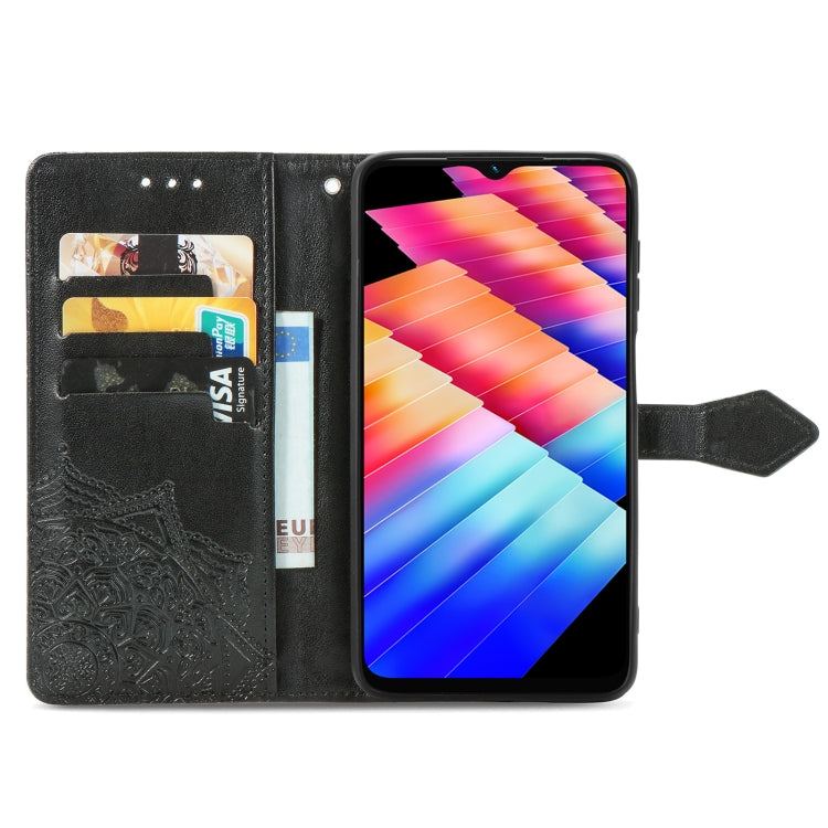 For Infinix Hot 30i Mandala Flower Embossed Leather Phone Case