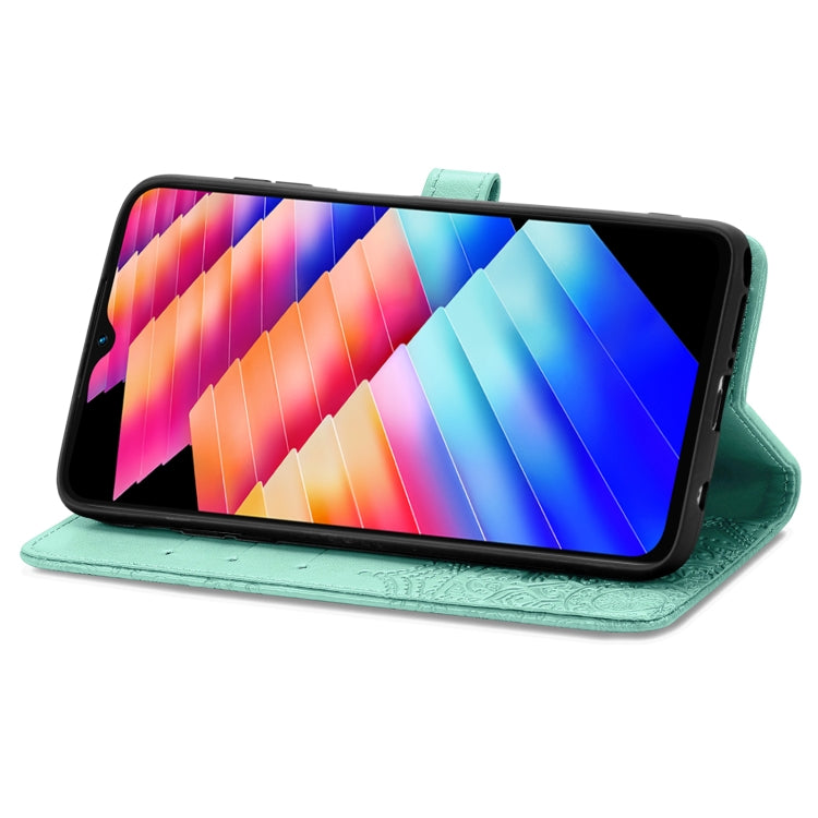 For Infinix Hot 30i Mandala Flower Embossed Leather Phone Case