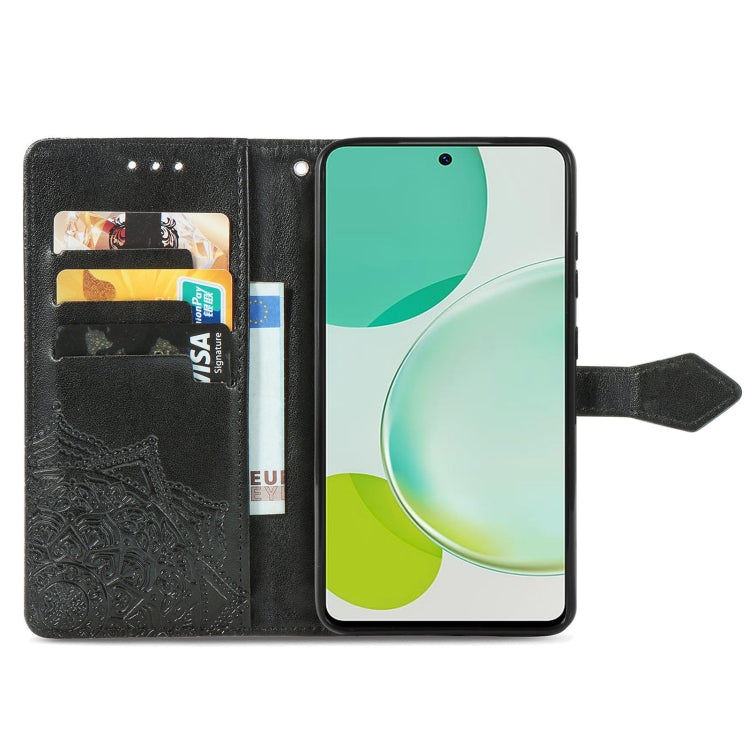 For Huawei Enjoy 60 Pro / nova 11i Mandala Flower Embossed Leather Phone Case