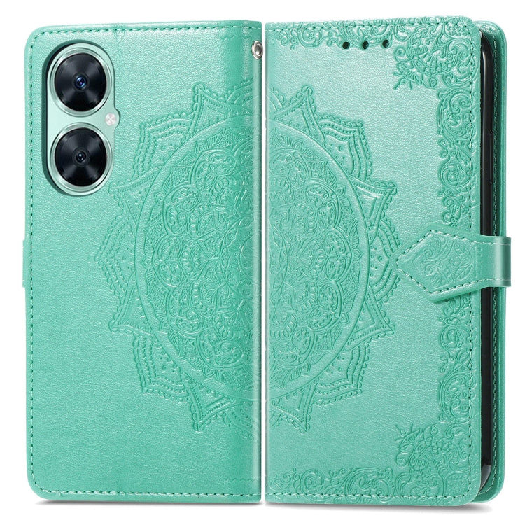 For Huawei Enjoy 60 Pro / nova 11i Mandala Flower Embossed Leather Phone Case