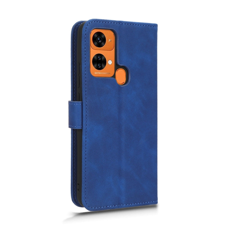 For Oukitel C33 Skin Feel Magnetic Flip Leather Phone Case