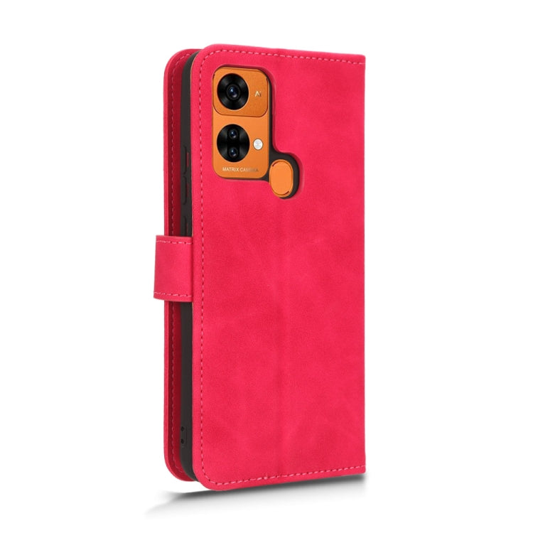 For Oukitel C33 Skin Feel Magnetic Flip Leather Phone Case