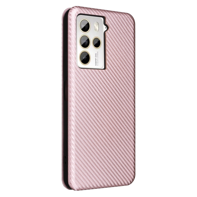 For HTC U23 Pro Carbon Fiber Texture Flip Leather Phone Case