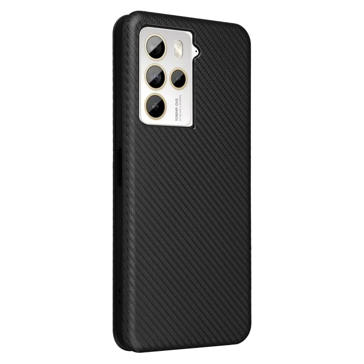 For HTC U23 Pro Carbon Fiber Texture Flip Leather Phone Case