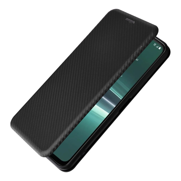 For HTC U23 Pro Carbon Fiber Texture Flip Leather Phone Case