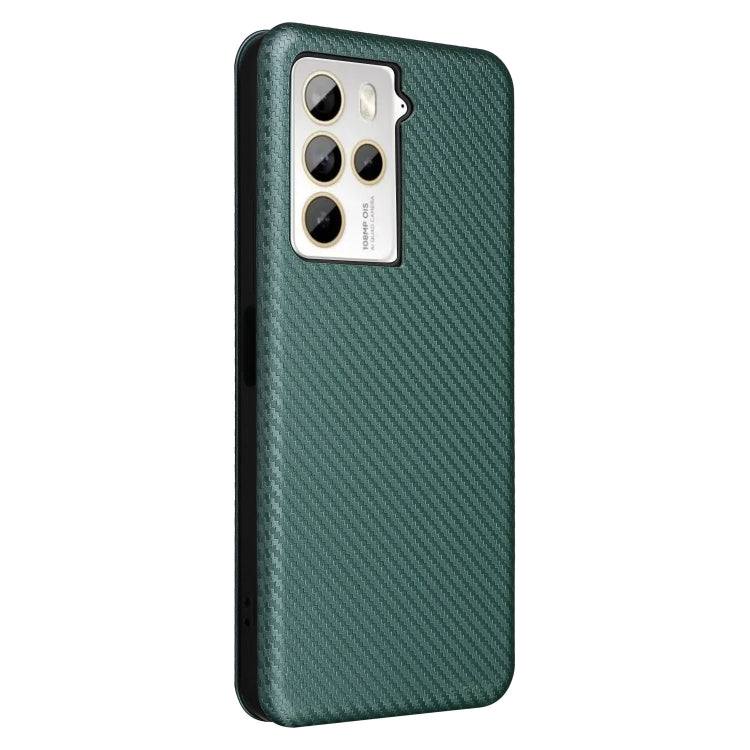 For HTC U23 Pro Carbon Fiber Texture Flip Leather Phone Case