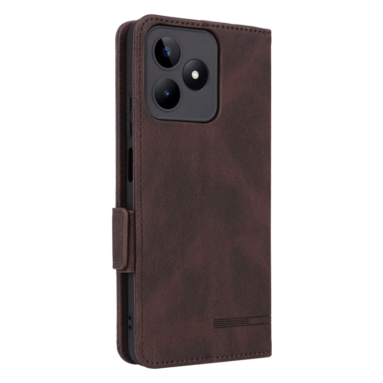 For Realme C53 4G / Narzo N53 4G Magnetic Clasp Leather Phone Case