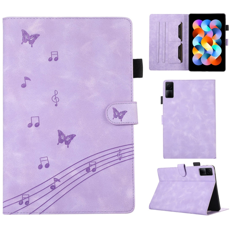 For Xiaomi Redmi 10.61 2022 Staff Music Embossed Leather Tablet Case