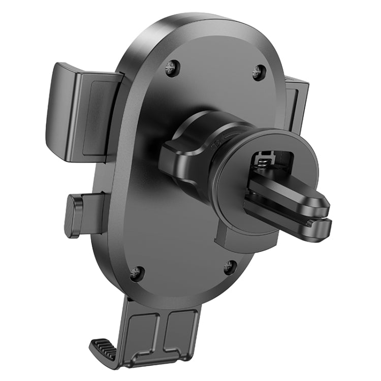 Borofone BH92 Grand One-button Air Outlet Car Holder(Black)