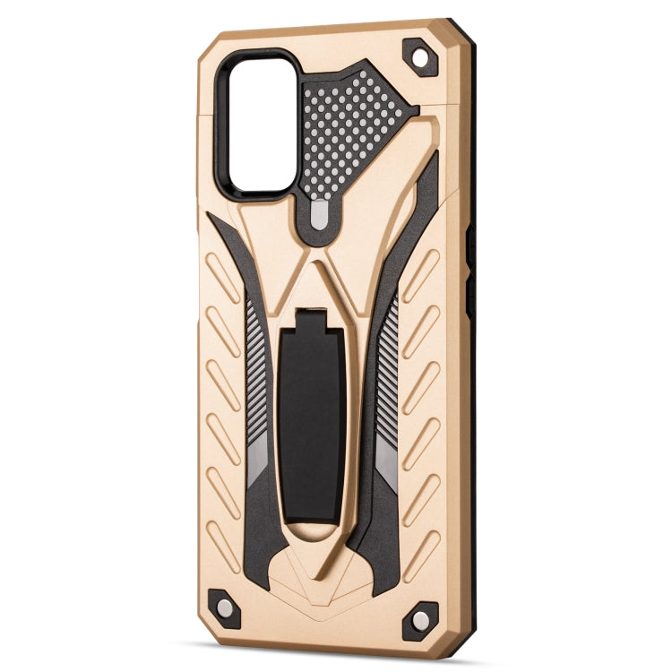 For OPPO A52 / A92 Shockproof TPU + PC Protective Case with Holder